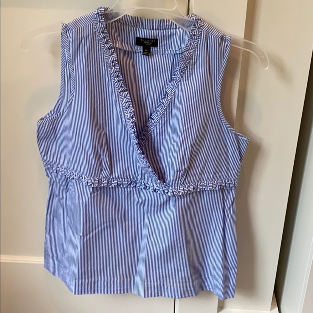 Talbots tank top blouse
